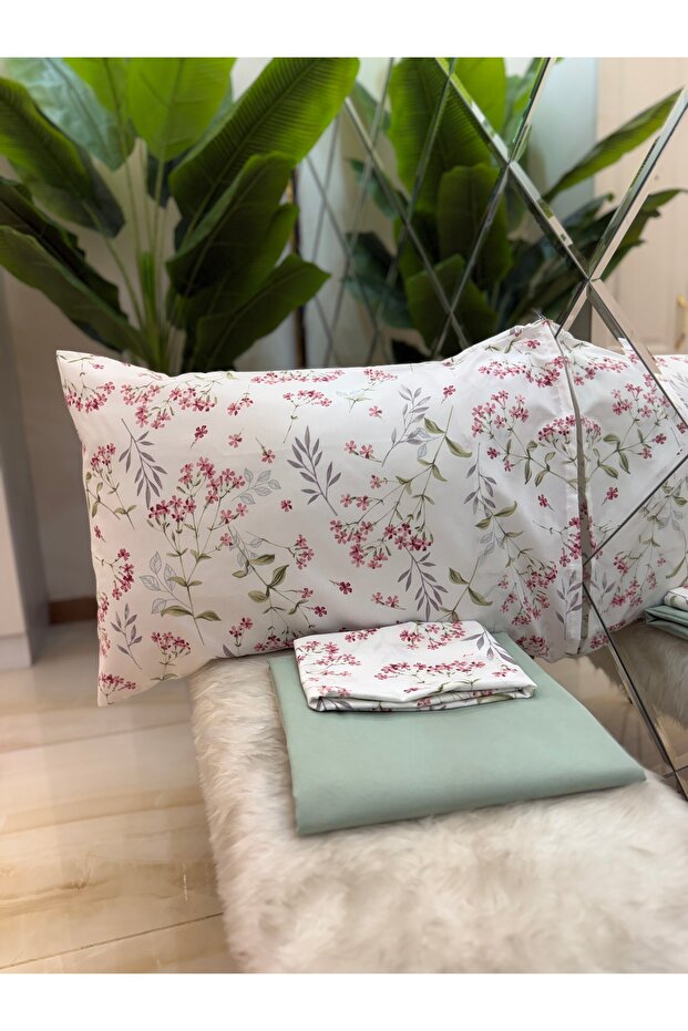 Single Bed Sheet and Pillowcase Set Without Elastic