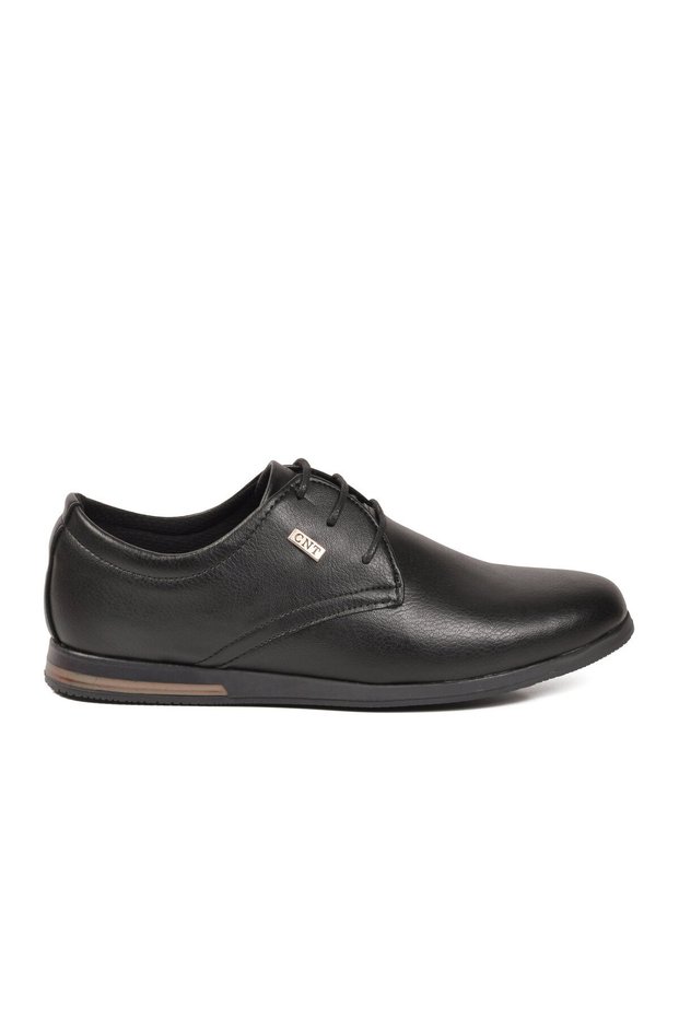 Black Lace-Up Men's Casual Shoes 211 m