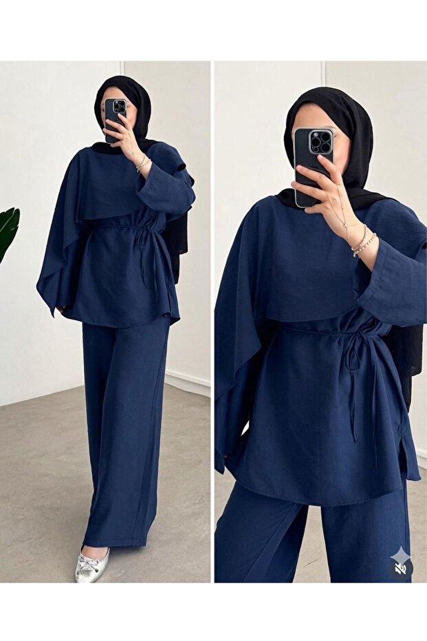 طقم سيرا مكون من قطعتين مع معطف