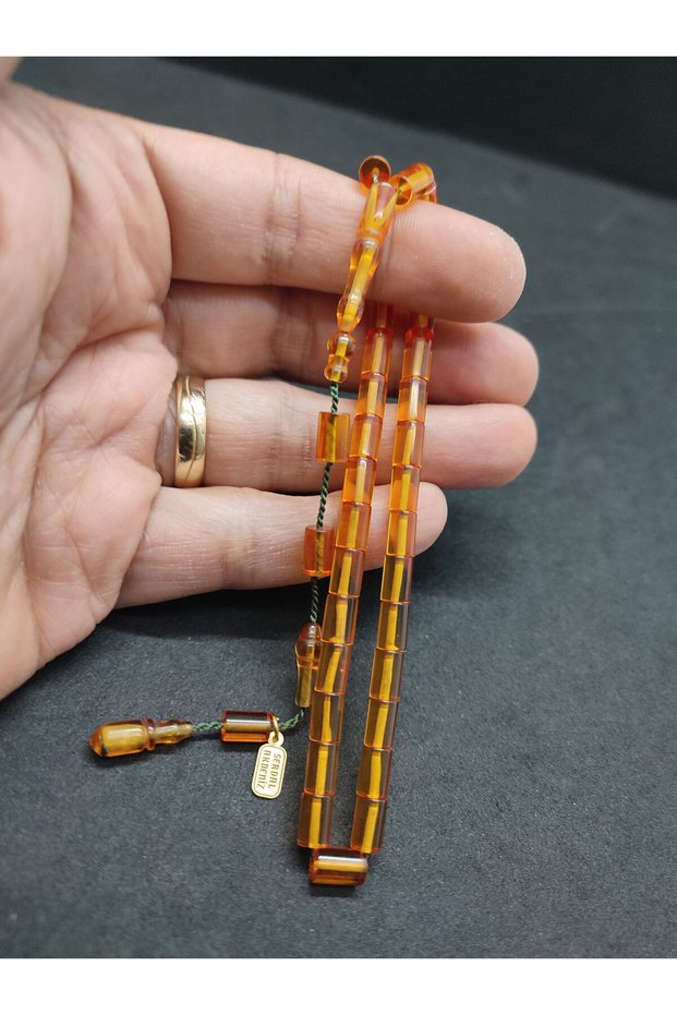Serdal Mediterranean Masterpiece, Ankle Length (Small Size), Like an Arrow, Fire-Resistant Amber, Certified 9570