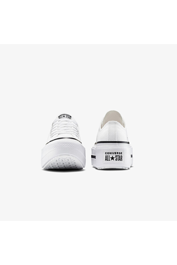 Chuck Taylor All Star Lift Double Stack Platform Kobiece białe trampki - 3
