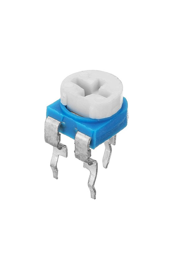Mini semi-adjustable potentiometer 6mm 500 ohm
