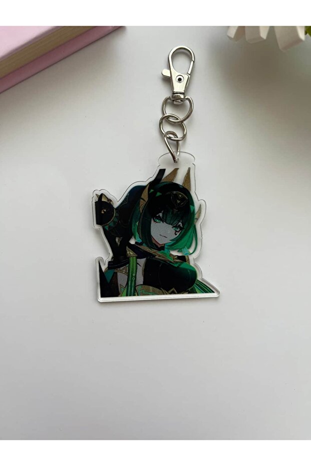 Genshin Impact Game Nefer Game Keychain / Bag Ornament