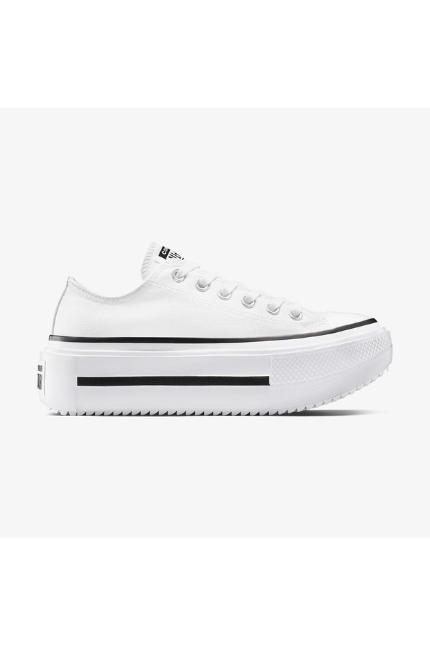 Chuck Taylor All Star Lift Double Stack Platform Kobiece białe trampki - 1