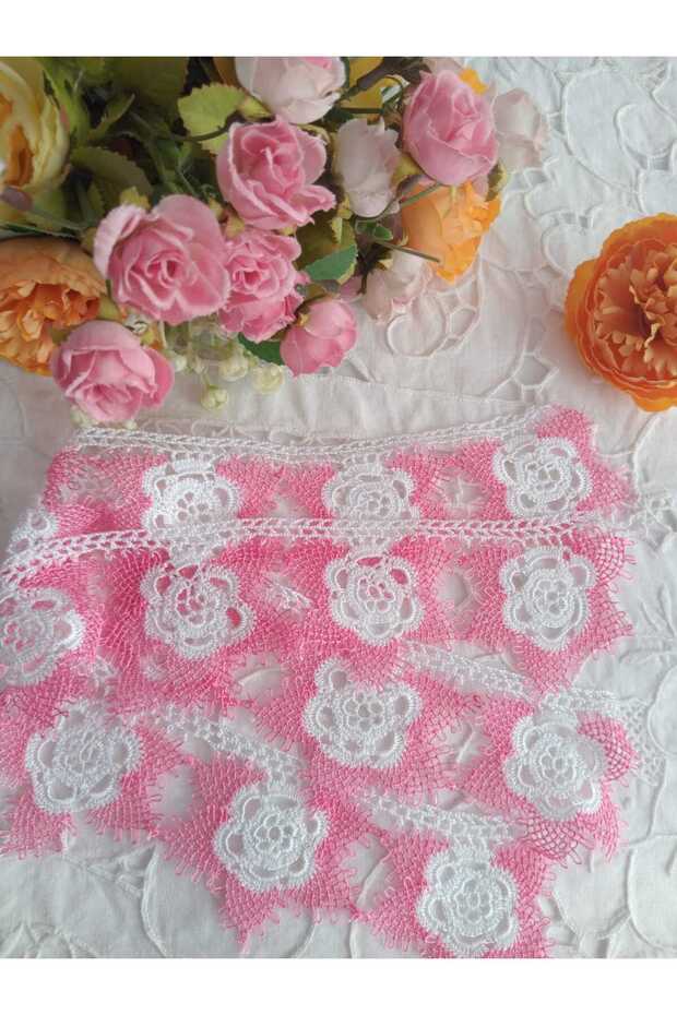Pink Igne Oyasi Towel Edge 2 Pieces