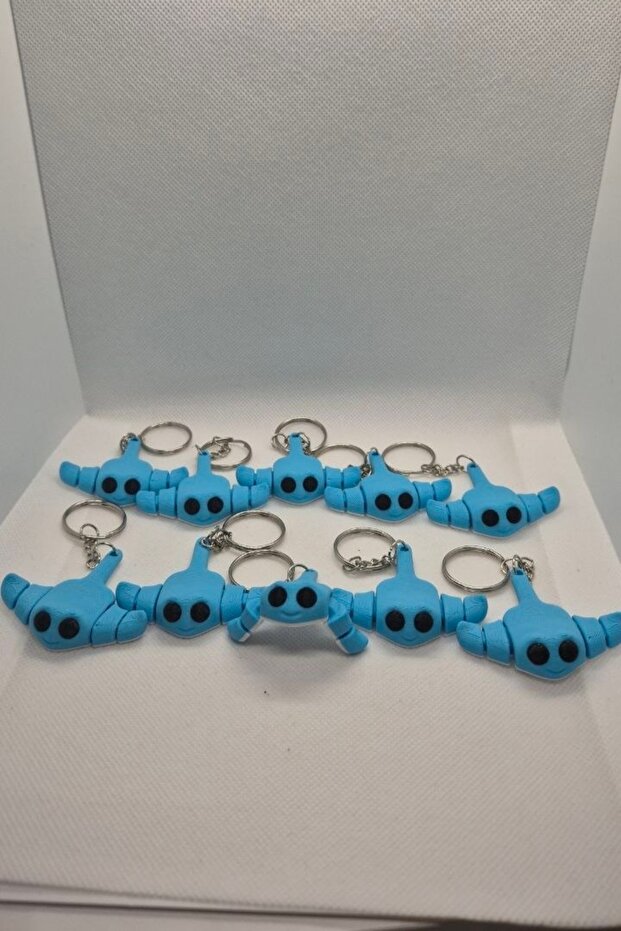 Flexible Eel Keychain 10 Pieces
