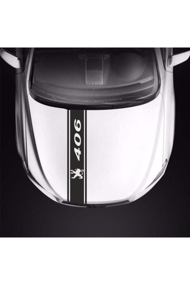 Bonnet Top Sport Stripe Sticker Decal for Peugeot 406