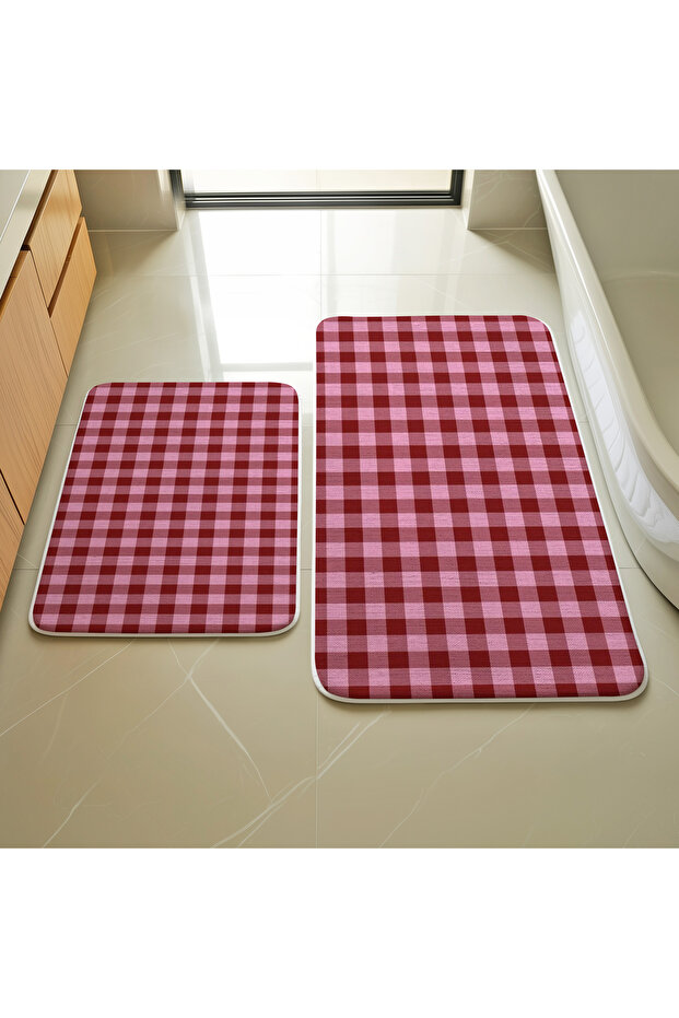 Dama Patterned 2-Piece Mat Set M200