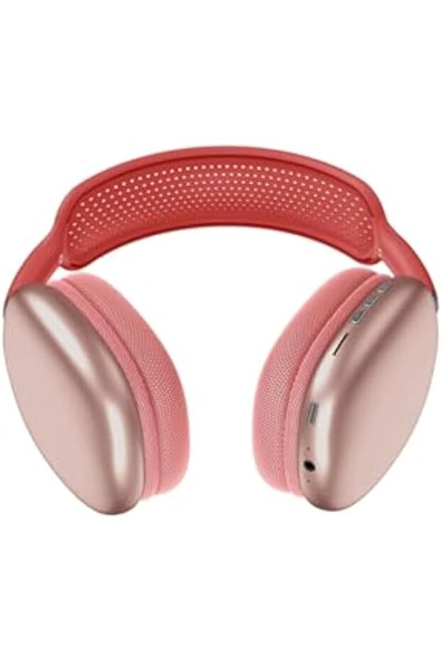 DIGI CORE P9 Bluetooth Wireless Headset Over-Ear Headphone With Mic (Red)