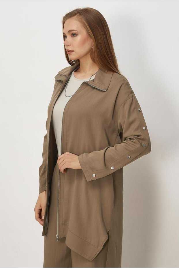 Pants and Detailed Jacket Suit 45653