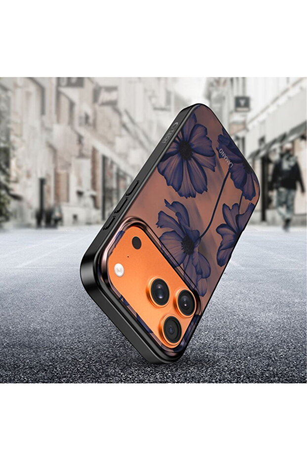 Калъф Husa Lamano MagSafe за iPhone 17 Pro Max, модел Velvet Night, съвместим с MagSafe, многоцветен - 7