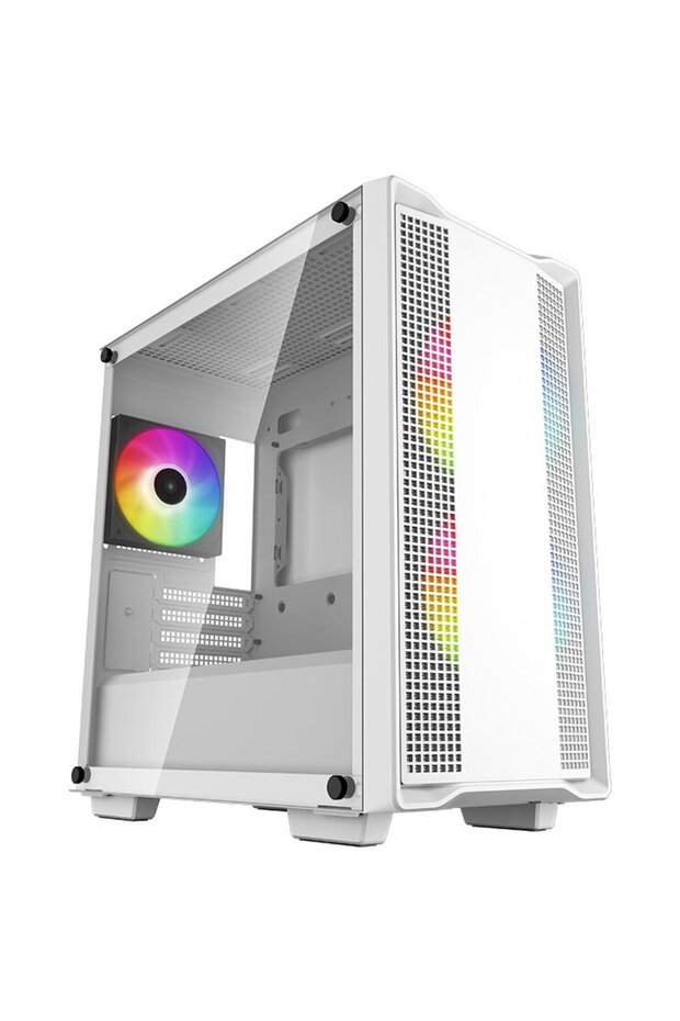 CC360 ARGB Case, Middle Towerm mATX, White