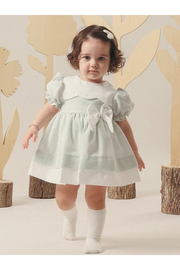 Masalsi Bow Detail Baby Girl Dress