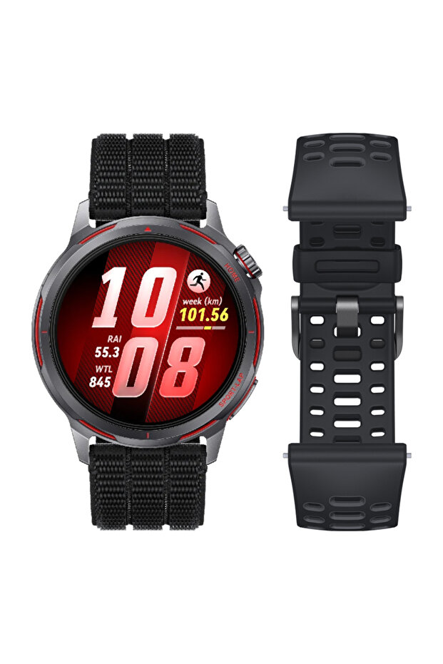 Watch GT Runner 2 Siyah Akıllı Saat, Nabız EKG HRV Takibi, Ultra Hassas Konumlandırma - 7