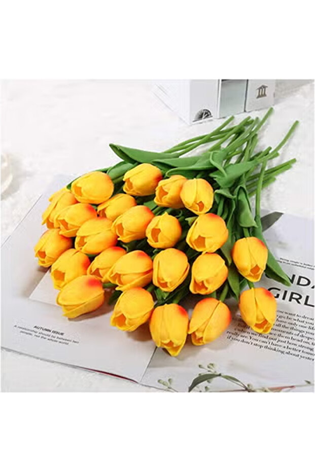 a set of 10 pieces Mini Tulips Artificial Flowers