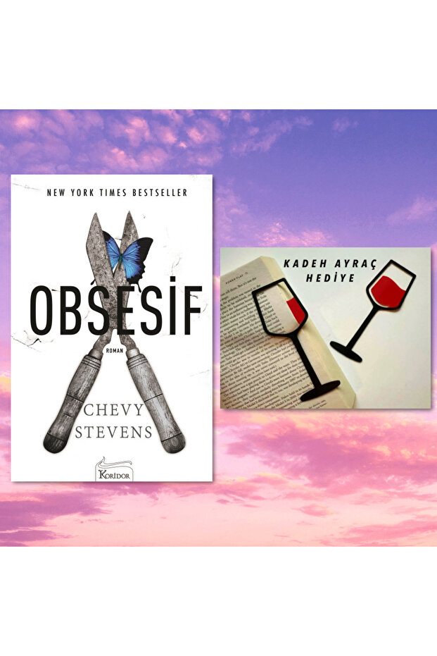 OBSESİF / KADEH FİGÜRLÜ KİTAP AYRACI HEDİYE