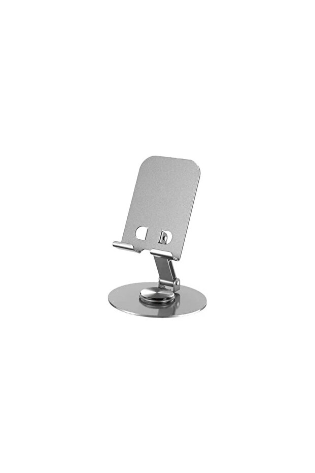ZM-014 360° Foldable Desktop Rotation Phone Stand - Grey
