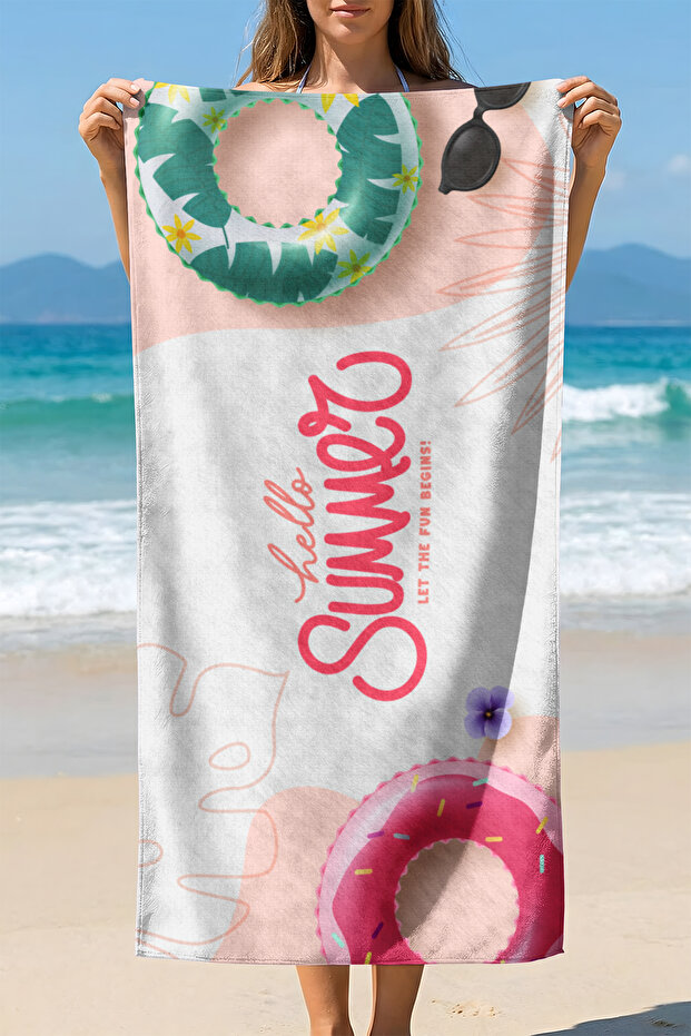 Unisex 75X150Cm Summer Patterned Beach Towel - Bath Towel - Sea Towel Plj-16