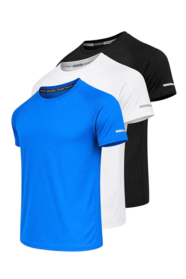 3-Pack of Quick-Dry Athletic Technical Sports T-Shirts
