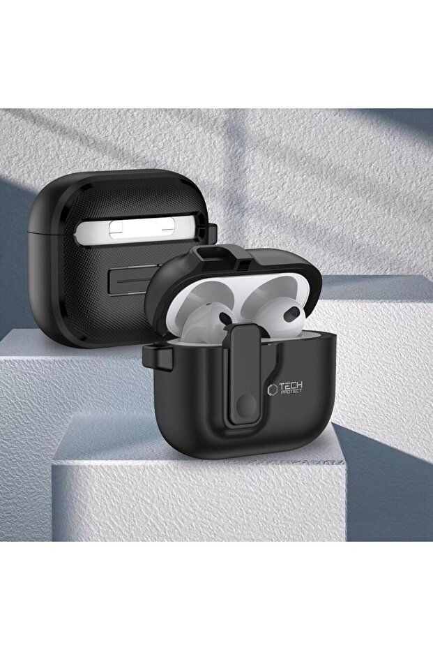 SLIM HOOK APPLE AIRPODS 4 BLACK - 7