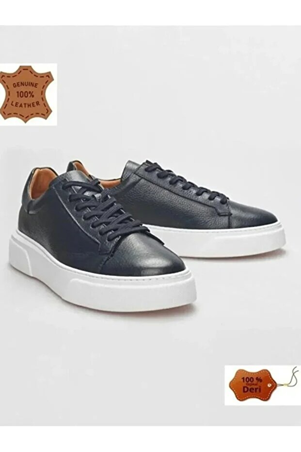Orgen Sheos Genuine Leather Tommy Sneaker Trend Casual Shoes