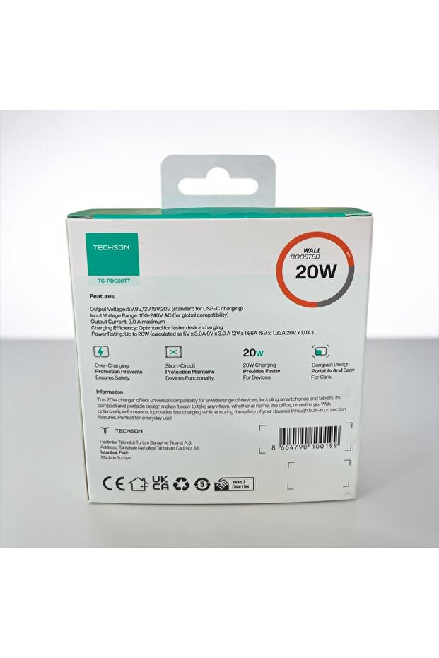 20 W TYPE - C ŞARJ ALETİ