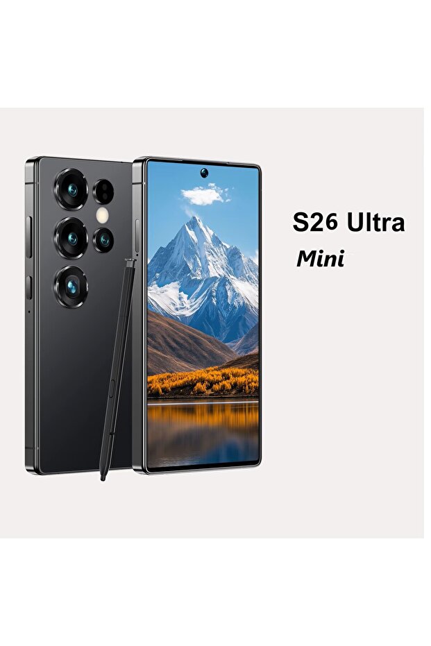 S26 Ultra Mini Compact Smartphone 4.5" Black