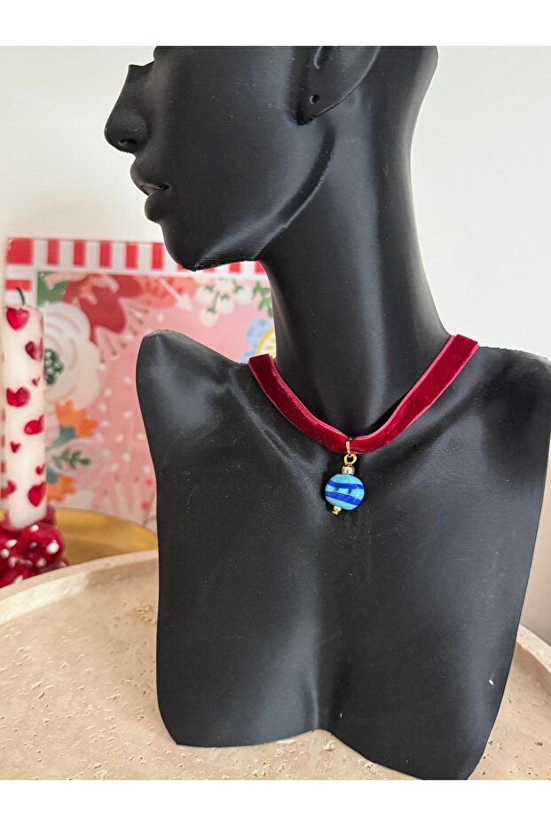 Murano Glass Special Design Glass Natural Stone Necklace
