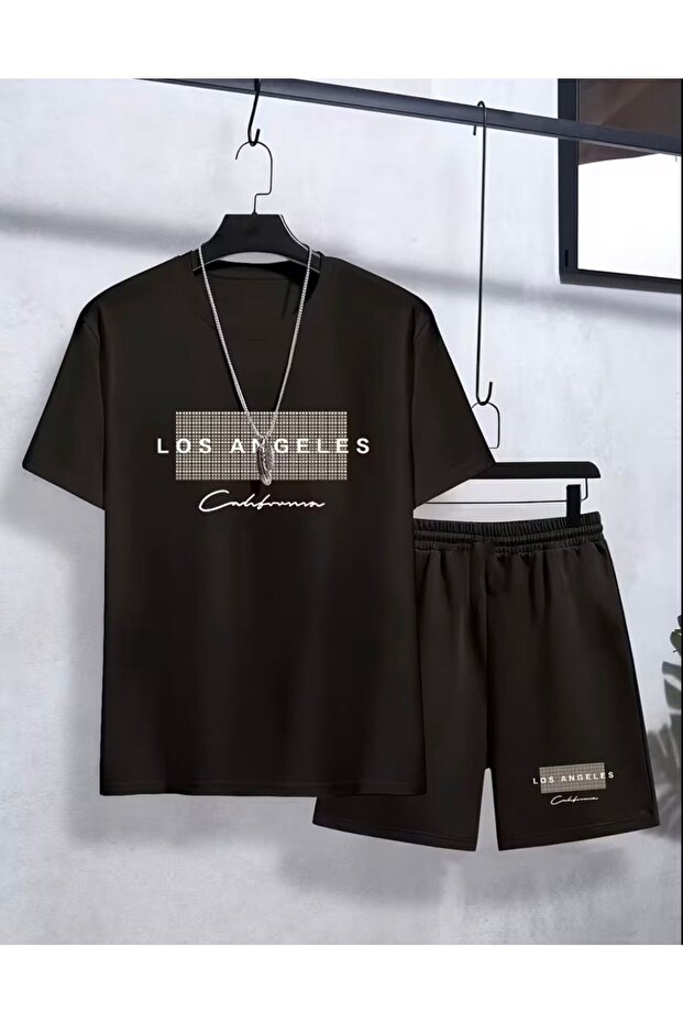 Boys' Los Angeles Printed 2-Piece T-Shirt Shorts Set