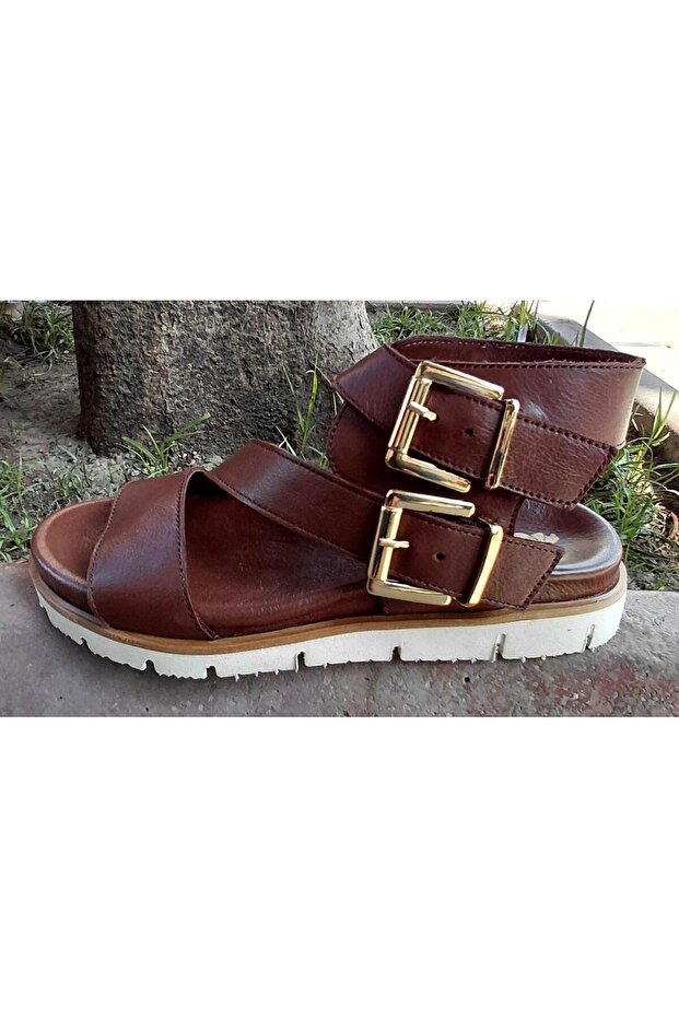 2640010Y Women's Genuine Leather Eva Sole Premium Sandals