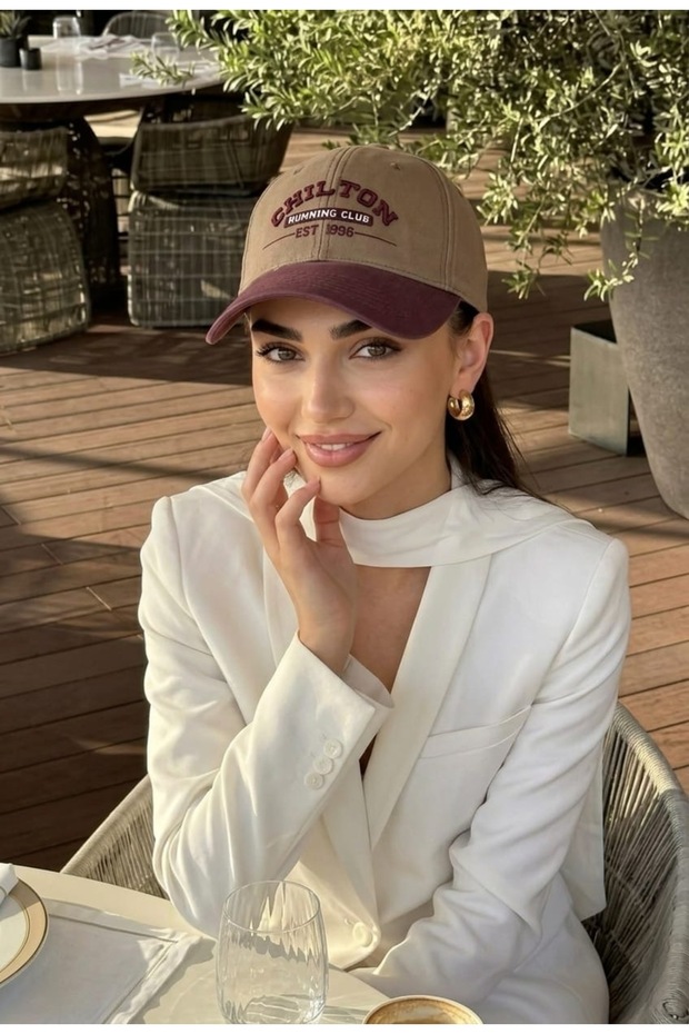 Chilton Vintage Textured Embroidery Detailed Buckle Adjustable Women's Hat