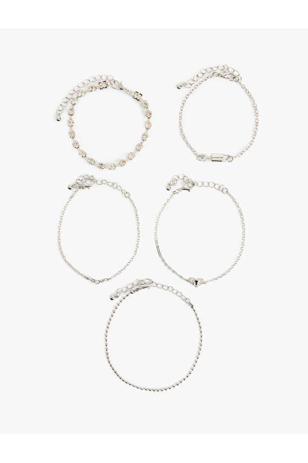 Set of 5 Chain Bracelets