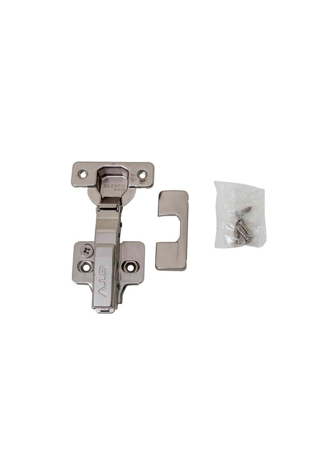 Silent PRO 3D hinge with applied damper, adjustable
