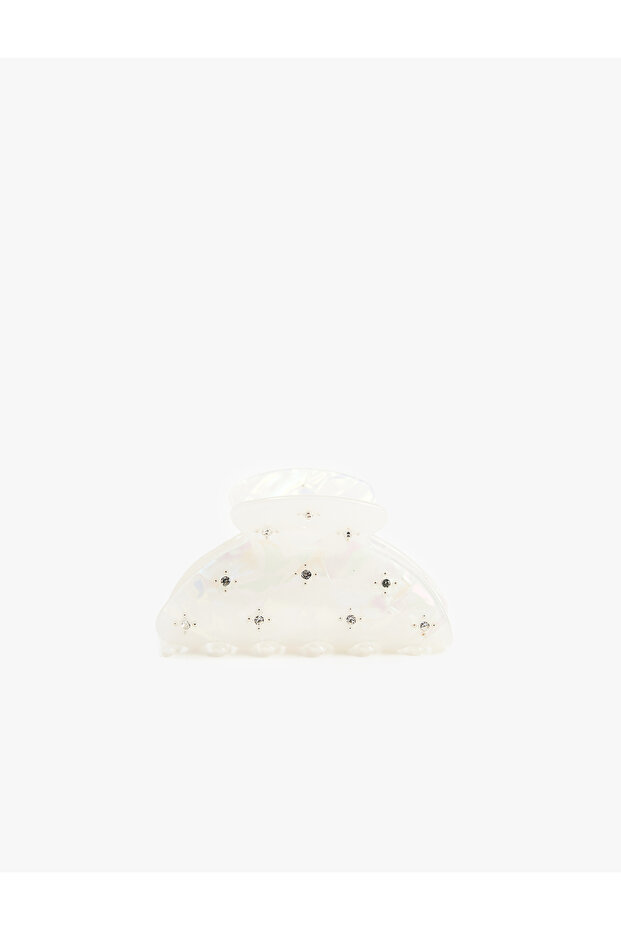 Stone Detailed Clasp Buckle