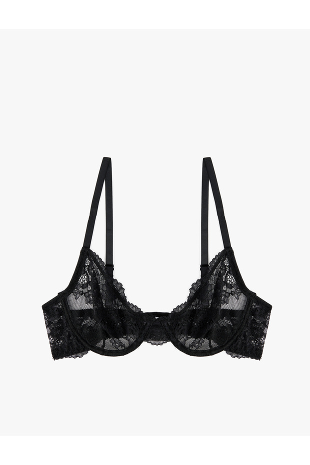 Comfortable Fit Non-Padded Underwire Lace Bra