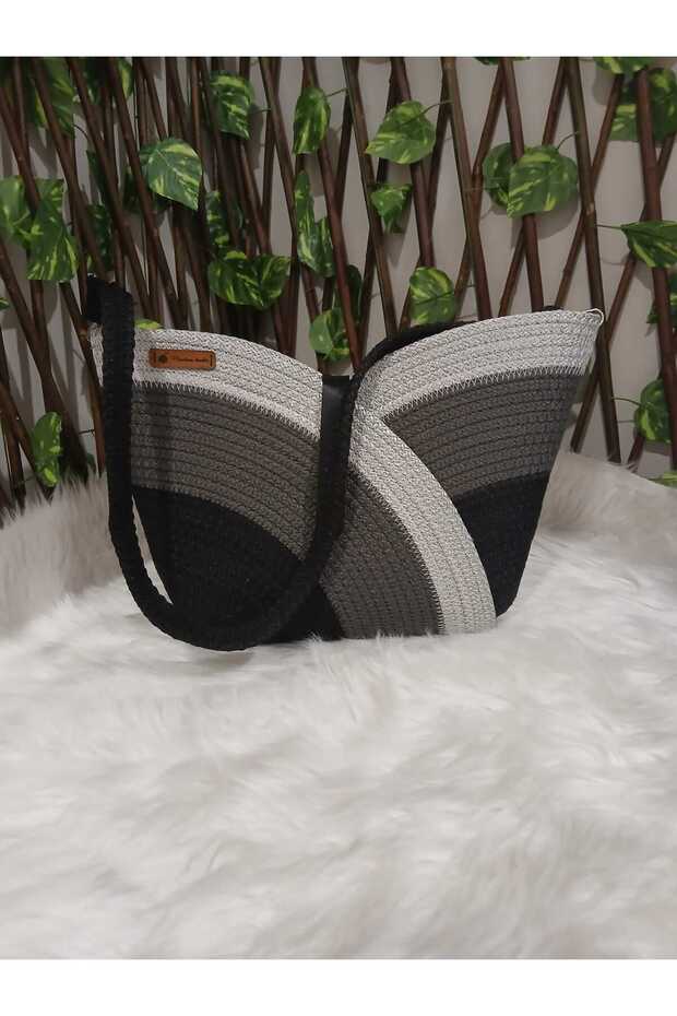 Jute Cord Rope Handle Bag