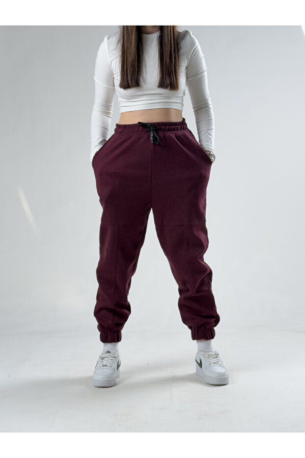 Fuchsia Patterned Women's Jogger Pants Cock0013