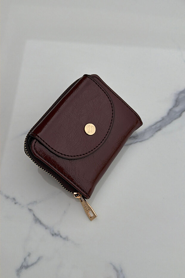 La'Graccio Paris Women's Line Wallet Brown