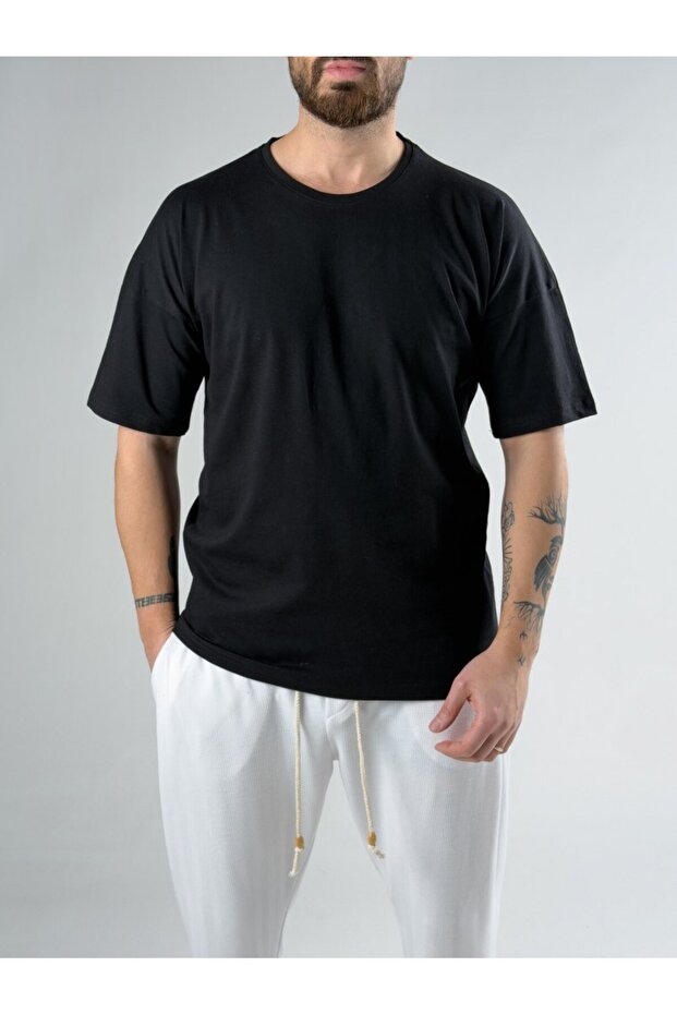 Oversize Black Men's T-Shirt Coc3121
