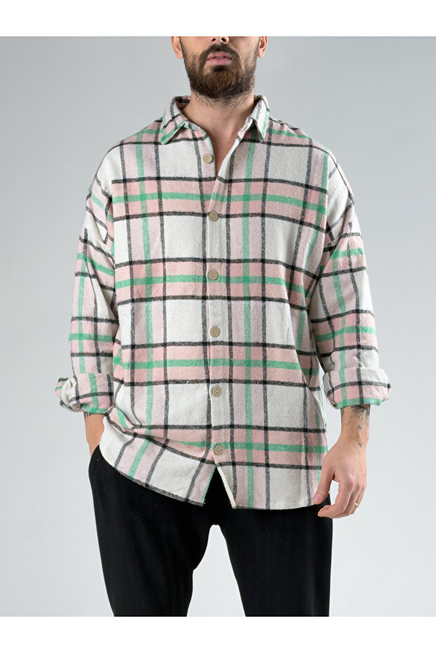 Men's Printed Lumberjack Shirt Cock0068