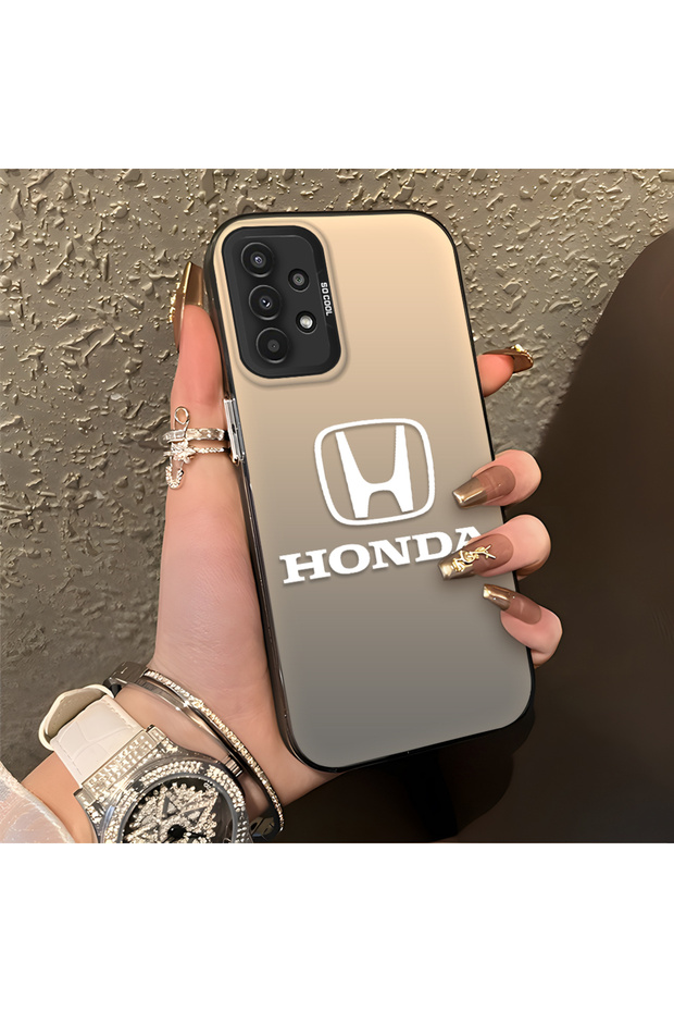 Samsung Galaxy A13 4g Compatible Silicone Edge Hard Back Anti-Fall Phone Case Honda Patterned