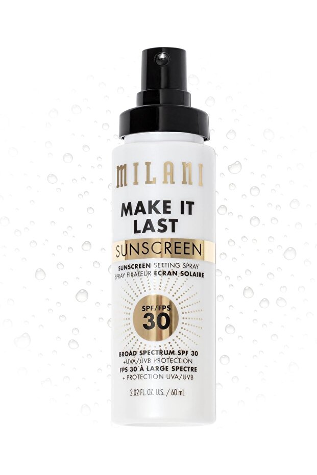 Make It Last Sunscreen Setting Spray Spf30 - Facial Mist With Spf, Long Lasting Makeup