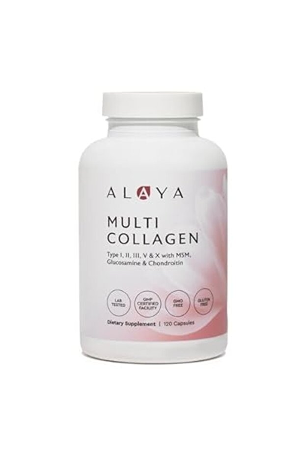Naturals Hydrolyzed Multi Collagen Peptides Protein Capsules - Type I, II, III, V, X