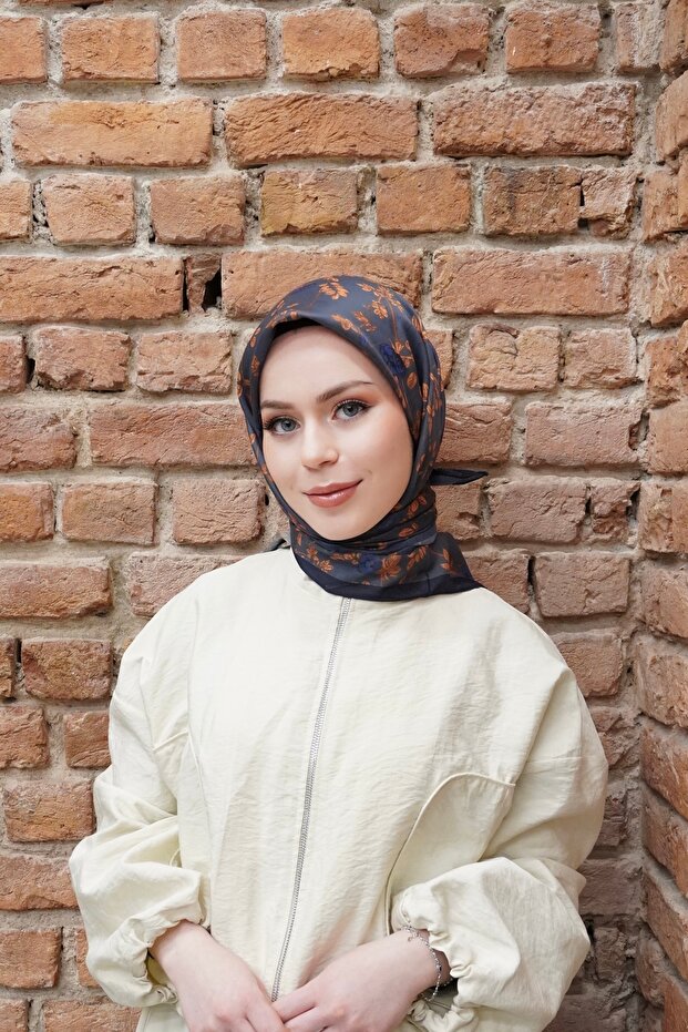Olive Pattern Voile Soft Scarf