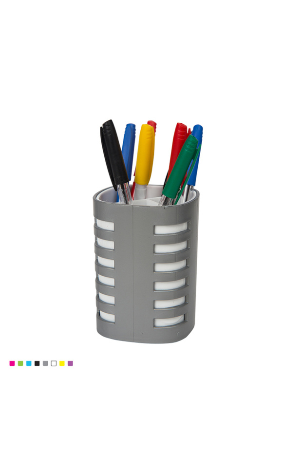 Modern Design Plastic Pen Holder Organizer Multi-Purpose Box 2 Pieces