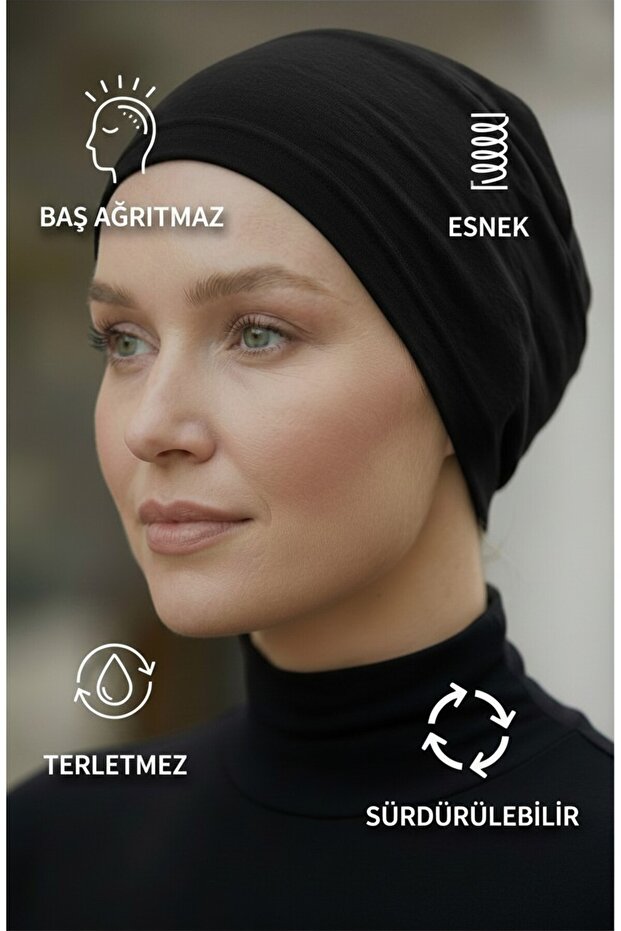 قبعة قابلة للارتداء - قماش فيسكوز - مقاس مريح