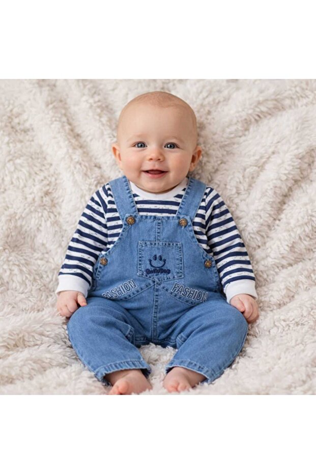 2-Pack Denim Overalls