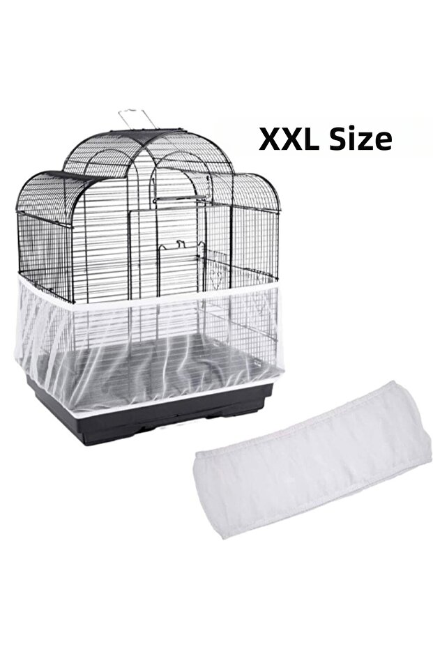 XXL Cage Tulle - Parrot and Budgie, Breathable, 33X42X30Cm 360Degree