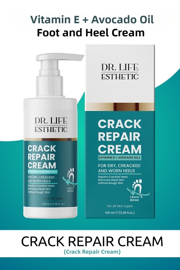 Foot and Heel Crack Cream 100 ml | Intensive Moisturizing & Care Cream