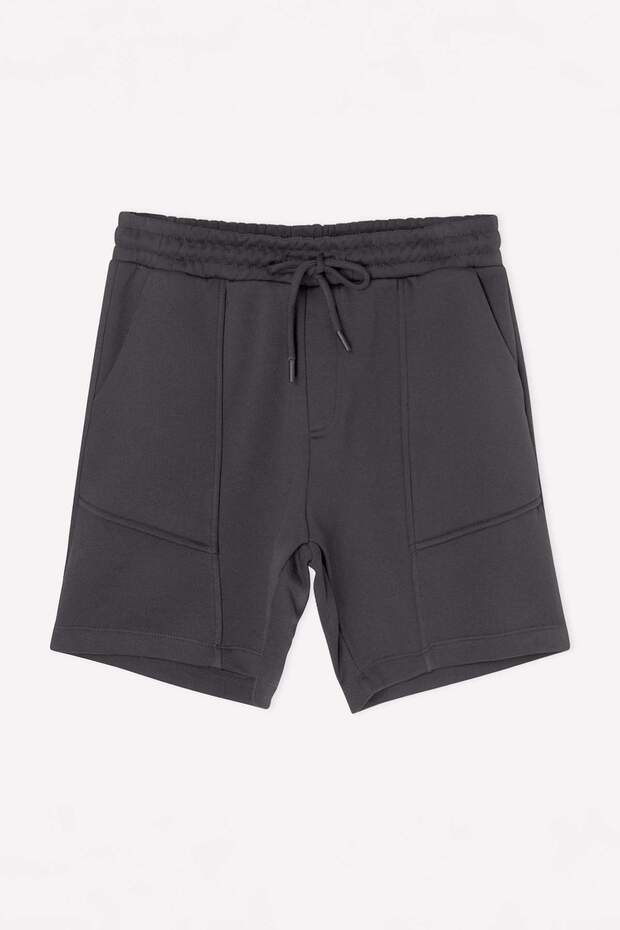 Füme Regular Fit Parça Dikişli Örme Şort & Bermuda TMNSS26SR00020 - 5